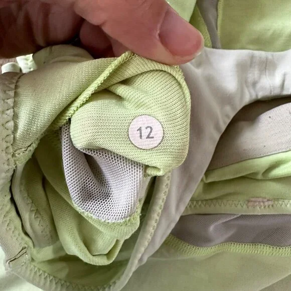 Lululemon womens size S lime green Racerback Tank Top Polyester & Spandex - Picture 7 of 11
